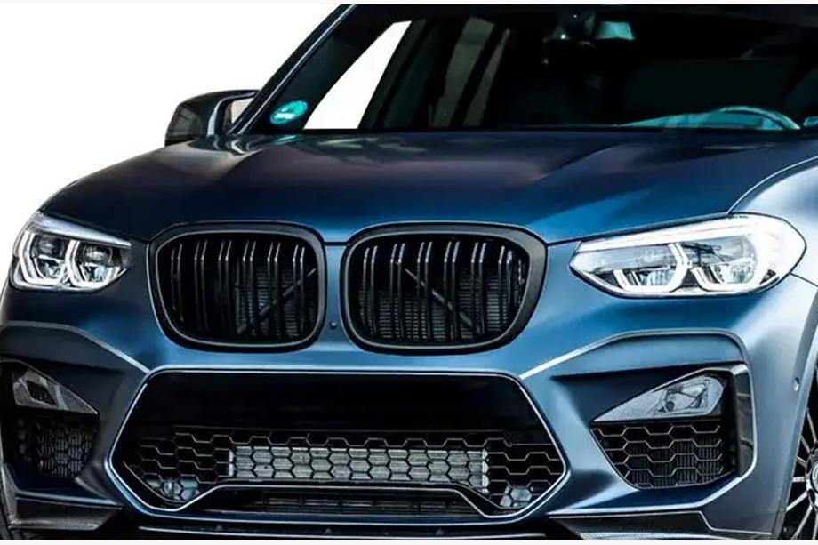 BMW X4 G02 2018- Kidney Grilles M-Look (2018-2021, Matte Black) Image