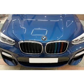 Kidney Grilles M-Look (2018-2021, M-Color with Chrome Trim) photo 1