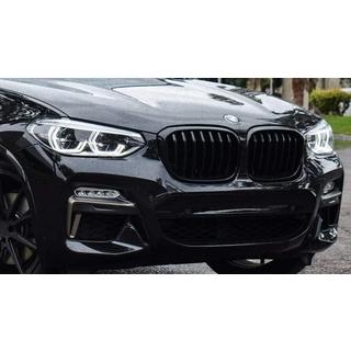 Kidney Grilles 1 Bar (2018-2021, Gloss Black) BMW X3 G01 2018- photo 4