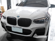 BMW X3 G01 2018- Kidney Grilles 1 Bar (2018-2021, Matte Black) photo 1