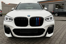 BMW X3 G01 2018- Kidney Grilles 1 Bar (2018-2021, M-Color) photo 1
