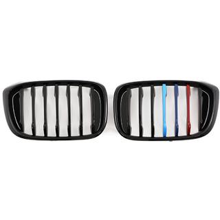 Kidney Grilles 1 Bar (2018-2021, M-Color) BMW X3 G01 2018- photo 2