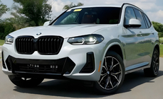 BMW X3 G01 2018- Kidney Grilles 1 Bar (2021+, Gloss Black) photo 1