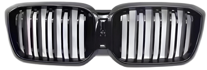 BMW X3 G01 2018- Kidneys M-Look (2021+, Gloss Black) photo 2