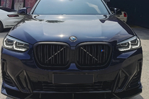 BMW X3 G01 2018- Kidney Grilles M-Look (2021+, Black Matte) photo 3