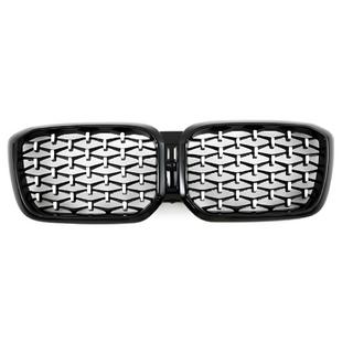 Diamond Silver Kidney Grilles (2021+, black trim) BMW X3 G01 2018- photo 2