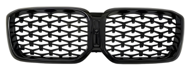 BMW X3 G01 2018- Diamond Black Kidney Grilles (2021+, black surround) photo 2
