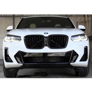 Diamond Black Kidney Grilles (2021+, black surround) BMW X3 G01 2018- photo 1