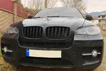 BMW X5 E70 2007-2013 Kidneys M-Look (black matte) photo 2