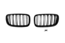 BMW X5 E70 2007-2013 Kidneys M-Look (black matte) photo 3