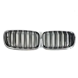 Kidneys M-Look (Gloss Black with Chrome Trim) photo 2