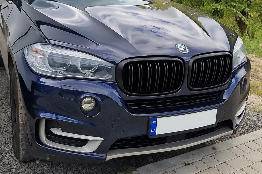 BMW X6 F16 2014-2019 Kidneys M-Look (black matte) Image