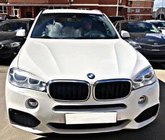 BMW X6 F16 2014-2019 Kidneys M-Look (Gloss Black with Chrome Trim) photo 1