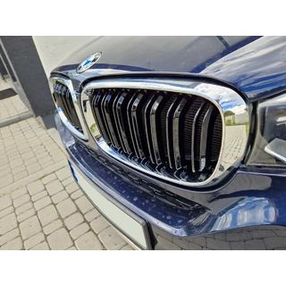 Kidneys M-Look (Gloss Black with Chrome Trim) BMW X6 F16 2014-2019 photo 4