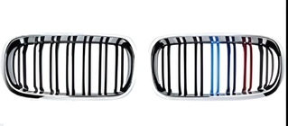 BMW X6 F16 2014-2019 Kidneys M-Look (M-Color with Chrome Trim) photo 2