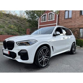 Kidney Grilles 1 Bar (2019-2022, Gloss Black) BMW X5 G05 2019–2026 photo 2