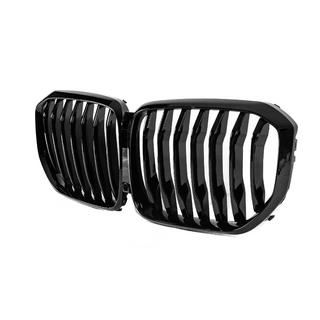 Kidney Grilles 1 Bar (2019-2022, Gloss Black) BMW X5 G05 2019–2026 photo 4