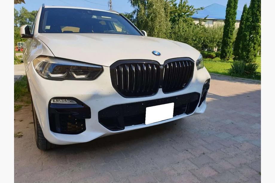 BMW X5 G05 2019–2026 Kidney Grilles 1 Bar (2019-2022, Gloss Black) Image