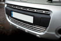 Citroen Berlingo 2008-2018 Chrome Grille Covers (2 pcs, Stainless Steel) Carmos - Turkish Stainless Steel photo 3