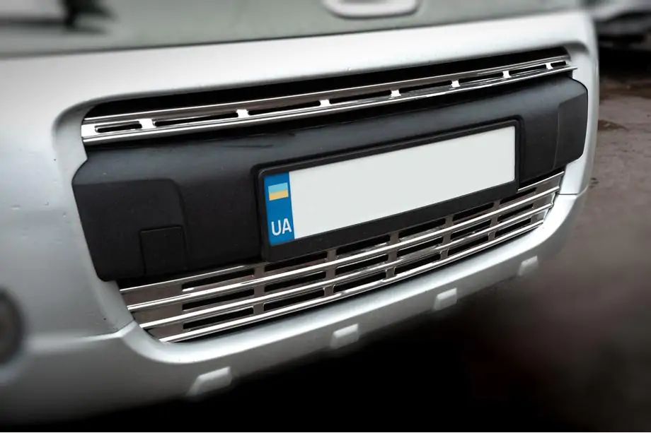 Citroen Berlingo 2008-2018 Chrome Grille Covers (2 pcs, Stainless Steel) Image