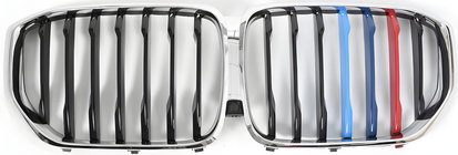 BMW X5 G05 2019–2026 Kidney Grilles 1 Bar (2019-2022, M-Color with Chrome Trim) photo 2