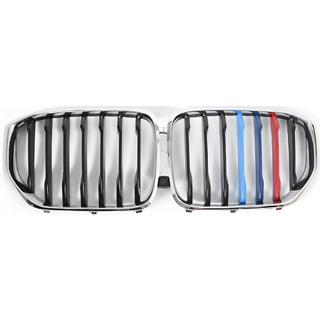 Kidney Grilles 1 Bar (2019-2022, M-Color with Chrome Trim) BMW X5 G05 2019–2026 photo 2