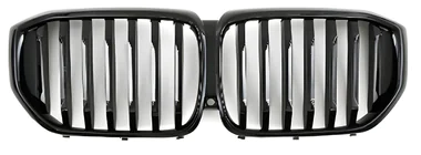 BMW X5 G05 2019–2026 Kidney Grilles 1 Bar (2023+, Gloss Black) photo 2