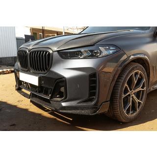 Kidney Grilles 1 Bar (2023+, Matte Black) BMW X5 G05 2019–2026 photo 3