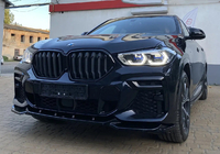 BMW X6 G06 2019–2027 Kidney Grilles 1 Bar (2019-2022, Gloss Black) photo 8
