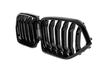 BMW X6 G06 2019–2027 Kidney Grilles 1 Bar (2019-2022, Gloss Black) photo 4