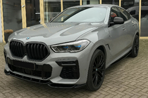 BMW X6 G06 2019–2027 Kidney Grilles 1 Bar (2019-2022, Matte Black) photo 1