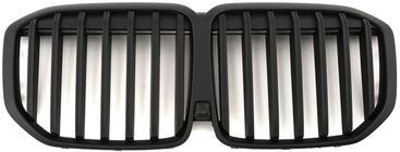 BMW X7 G07 2019- Kidney Grille 1 Bar (2023+, Matte Black) photo 2