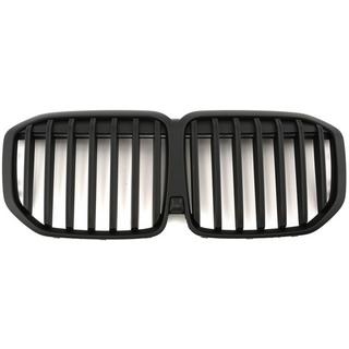 Kidney Grille 1 Bar (2023+, Matte Black) BMW X7 G07 2019- photo 2