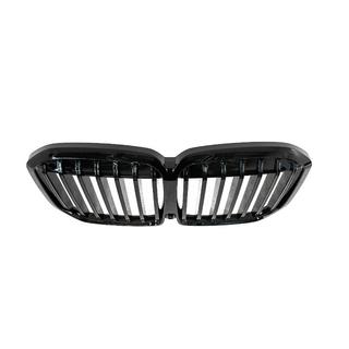 Kidney Grilles 1 Bar (2023+, Gloss Black) BMW X7 G07 2019- photo 4