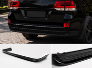 Toyota Land Cruiser 200 2007-2021 Rear diffuser without chrome 2016-2021 (Executive 2019/2021) Black photo 1