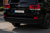 Toyota Land Cruiser 200 2007-2021 Rear diffuser without chrome 2016-2021 (Executive 2019/2021) Black photo 2