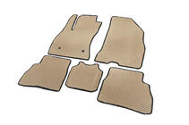 Fiat Doblo II 2010-2022 EVA Floor Mats (Beige) photo 2