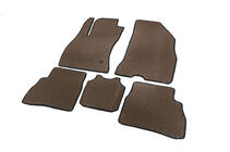 Fiat Doblo II 2010-2022 EVA Floor Mats (Brown) photo 2