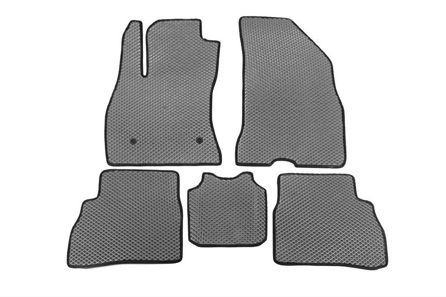Fiat Doblo II 2010-2022 EVA Floor Mats (Gray) Image