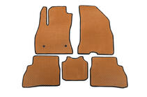 Fiat Doblo II 2010-2022 EVA Floor Mats (Orange) photo 2