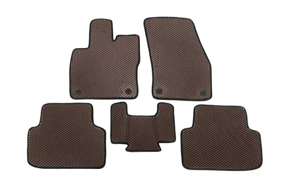 Volkswagen Golf Sportsvan 2014-2020 EVA Floor Mats (Brown) Image