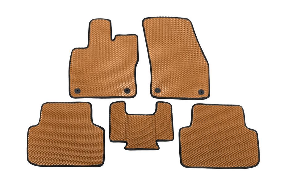 Volkswagen Golf Sportsvan 2014-2020 EVA Floor Mats (Orange) Image