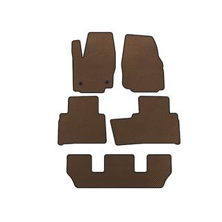 EVA Floor Mats (3 Rows, Brown)