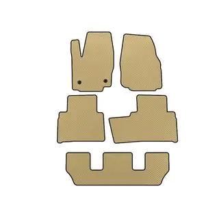EVA Floor Mats (3 Rows, Beige)