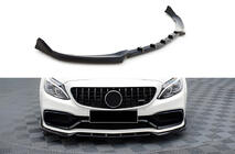 Mercedes C-class W205 2014-2021 Front Lip DPT (2017-2020, Gloss Black) photo 1