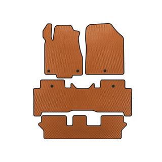 EVA Floor Mats (3 Rows, Orange) Acura MDX 2007-2013