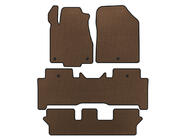 Acura MDX 2007-2013 EVA Floor Mats (3 Rows, Brown) photo 1