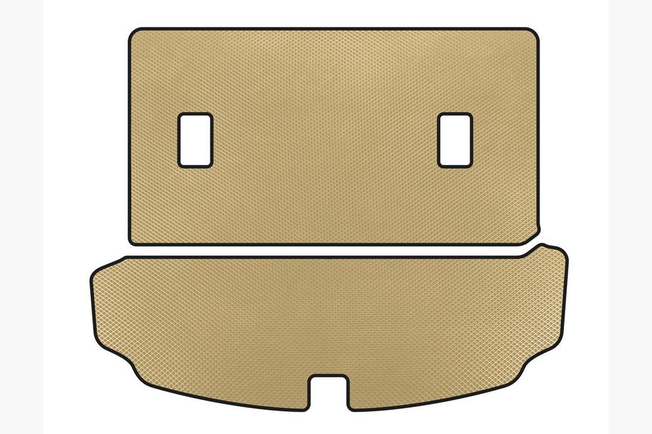 Acura MDX 2007-2013 EVA Trunk Mat V-2 (Beige) Image