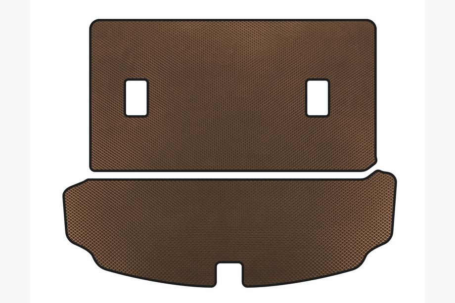 Acura MDX 2007-2013 EVA Trunk Mat V-2 (Brown) Photo 1
