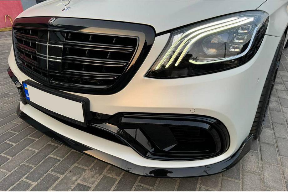 Mercedes S-class W222 2013-2022 Front lip BRB (2018+) Photo 4